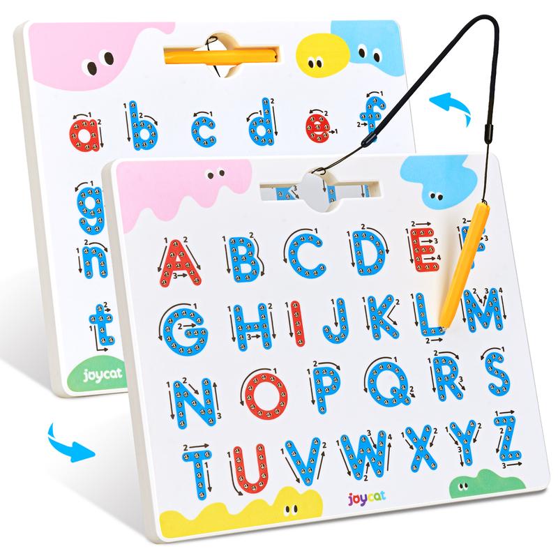 Magnetic Tracing Board (ABC + Numbers, 2-in-1 Learning Tool) - SoulBonne