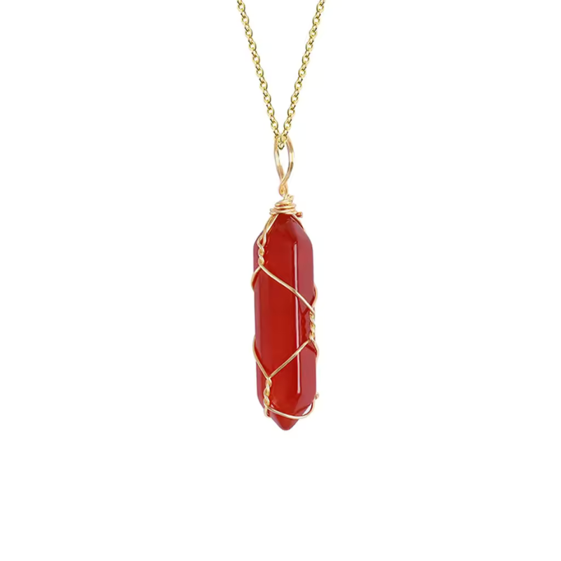 Carnelian Crystal Pendant - SoulBonne