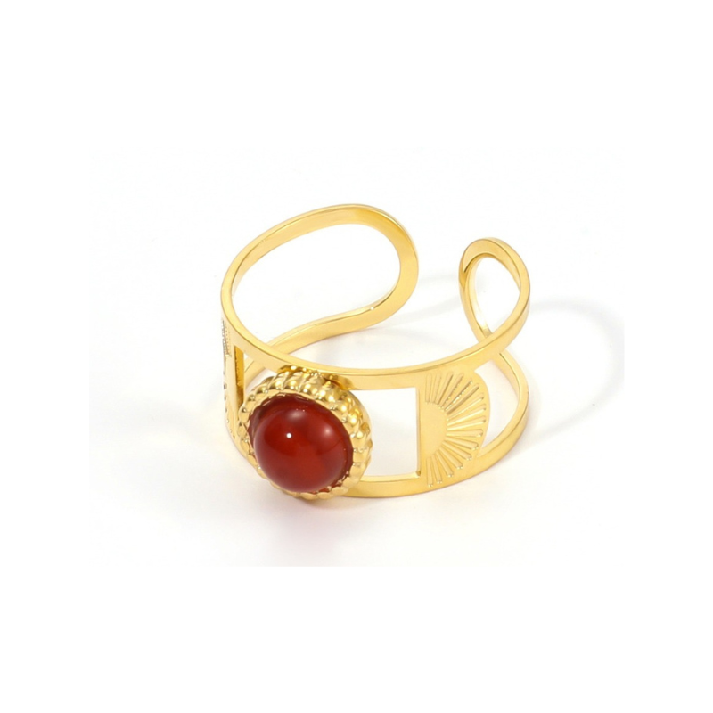 Carnelian Eye Ring - SoulBonne