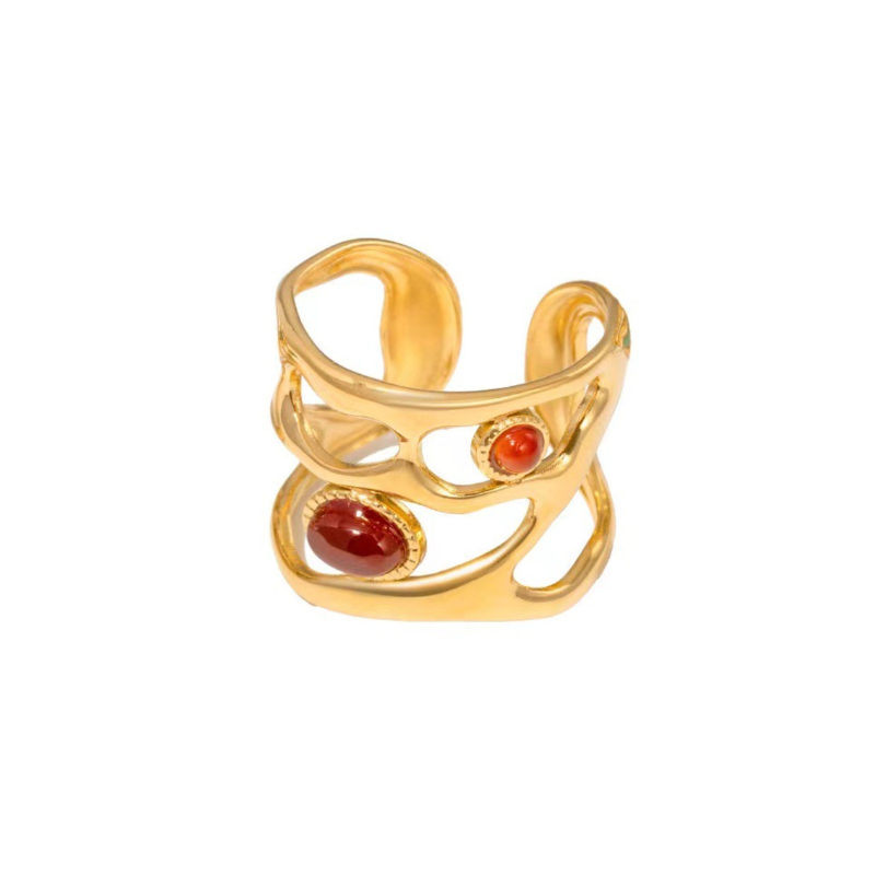Carnelian Treasures Ring - SoulBonne