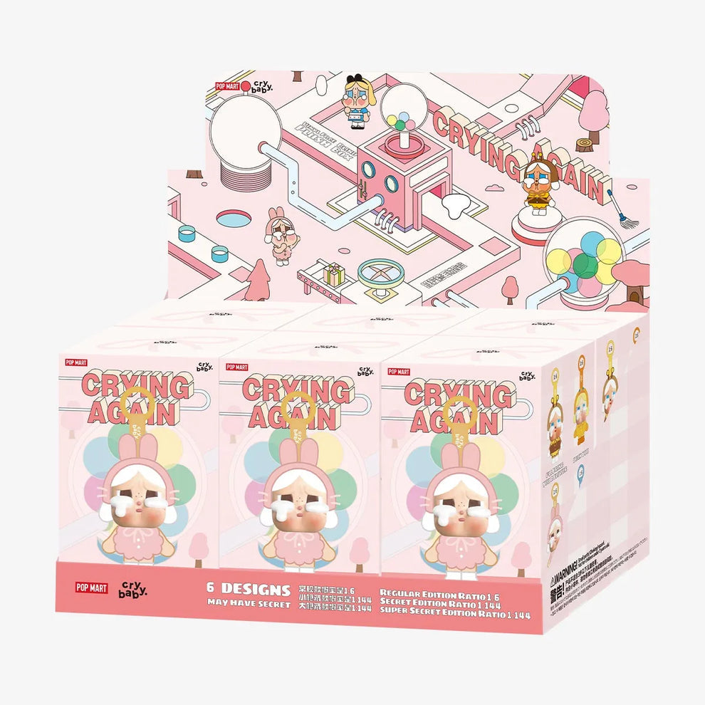 LabubuTown - Complete Set Crying Again Vinyl Plush (6 Box) - SoulBonne